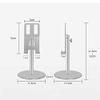 Aluminum Alloy Tablet Phone Holder Adjustable Tablet Desktop Stand for Phone Mount (Color : Silver) (Rose Gold)(Red) view 2