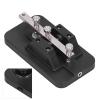 Mini CW Key Automatic Morse Code Telegraph Key, Morse Code Trainer with Buzzer, Voice Prompts, ABS Iron, Connect to CW Transceivers for Beginners view 3