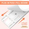 2025 New Adhesive Punch Free Socket Holder, Adhesive Punch Free Desktop Socket Fixer Wall Mounted, Plug-in Socket Fixer Bracket Stand for Kitchen Home Office Cable Management (Multicolor) view 2