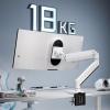 Adjustable Arm Mount Monitor Mount, with 3.0 USB Ports,Aluminum Pneumatic Spring Desk Mount Arm Fits Ultrawide Monitors up to 49 inches and 39.6 lbs Monitor Mount Stan, view 2