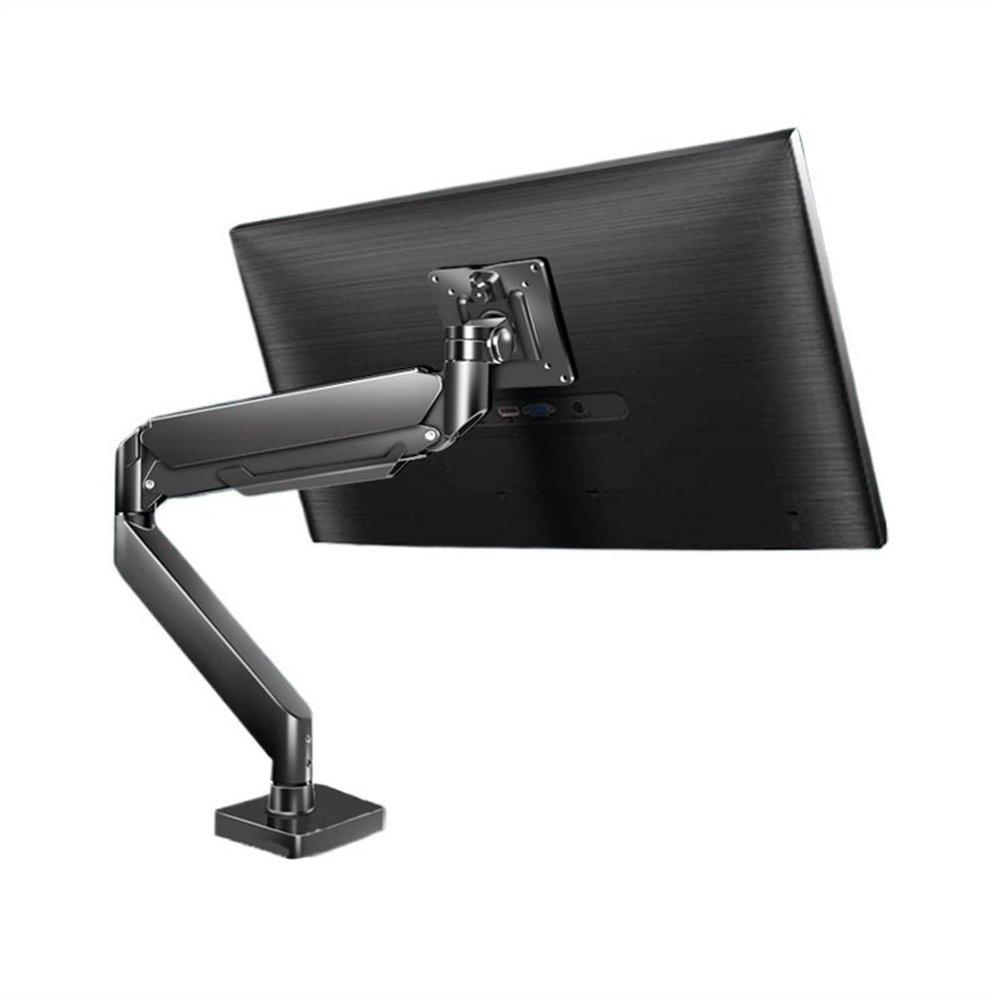 Adjustable Arm Mount Monitor Mount, for 17-49 inch Screens up to 33lbs,Fully Adjustable Ultrawide Single Monitor Mount,75/100mm,Black