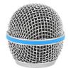 NOENNULL Microphone Head Replacement, Grille Microphone Replacement Head, Mesh Mesh Microphone Head Stainless Steel Grid Mesh Cover Replacement view 1