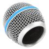 NOENNULL Microphone Head Replacement, Grille Microphone Replacement Head, Mesh Mesh Microphone Head Stainless Steel Grid Mesh Cover Replacement view 3