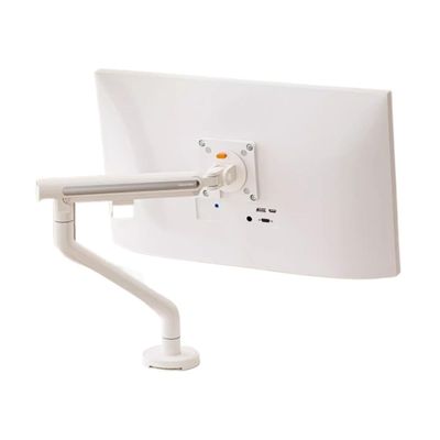 Adjustable Arm Mount Monitor Mount, Fully Adjustable Mechanical Spring Monitor Desk Mount Arm with Clamp/Grommet Base,Holds Up to 32 inch,19.8lbs,