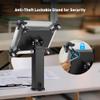 AboveTEK iPad Desk Grommet Mount, Adjustable Tablet Desk Mount with 360 Rotation & 180 Tilt, Fits 9.7"-13" Tablets, Anti-Theft iPad Stand, Heavy-Duty Aluminum Tablet Stand, Perfect for Work view 2