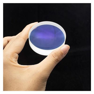 30mm Dia Series Optical Convex Lens for Astronomic Astronomical Telescope(35f182 glued Blue)