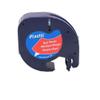 20PCS 12mmx4m Label Tape Compatible with LT-100H LT-100T Plastic 91200 91330 91331 91201 12267 18769 18771(20PCS Black on Red) view 1