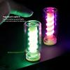 3D Dimmable Touch Control USB Car Interior Lights - Retro Creative LED Ambient Lighting, Universal USB Lights for Cars, bedrooms, Camping, Parties, mini Decorative Lights (Clear-Green) view 4