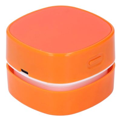 Desktop Vacuum Cleaner, Mini Table Dust Sweeper Energy Saving Cordless,Rotatable for Cleaning Hairs, Crumbs, Computer Keyboard with ABS Material, Portable Handheld for Home and Car