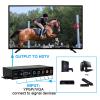 Double Input YPbPr/VGA to HDTV Port Converter Adapter with Easy Use ButtonSupports Multiple Resolution Output view 2