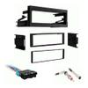 Single DIN Car Stereo Installation Kit for Chevy Express Van 1996, 1997, 1998, 1999, and 2000 - No Factory Amp view 1