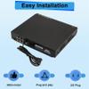 Bloepum HD 1080p CD/EVD/VCD DVD Player Outputs Home Digital Media Player with USB and Microphone Ports US Plug view 4