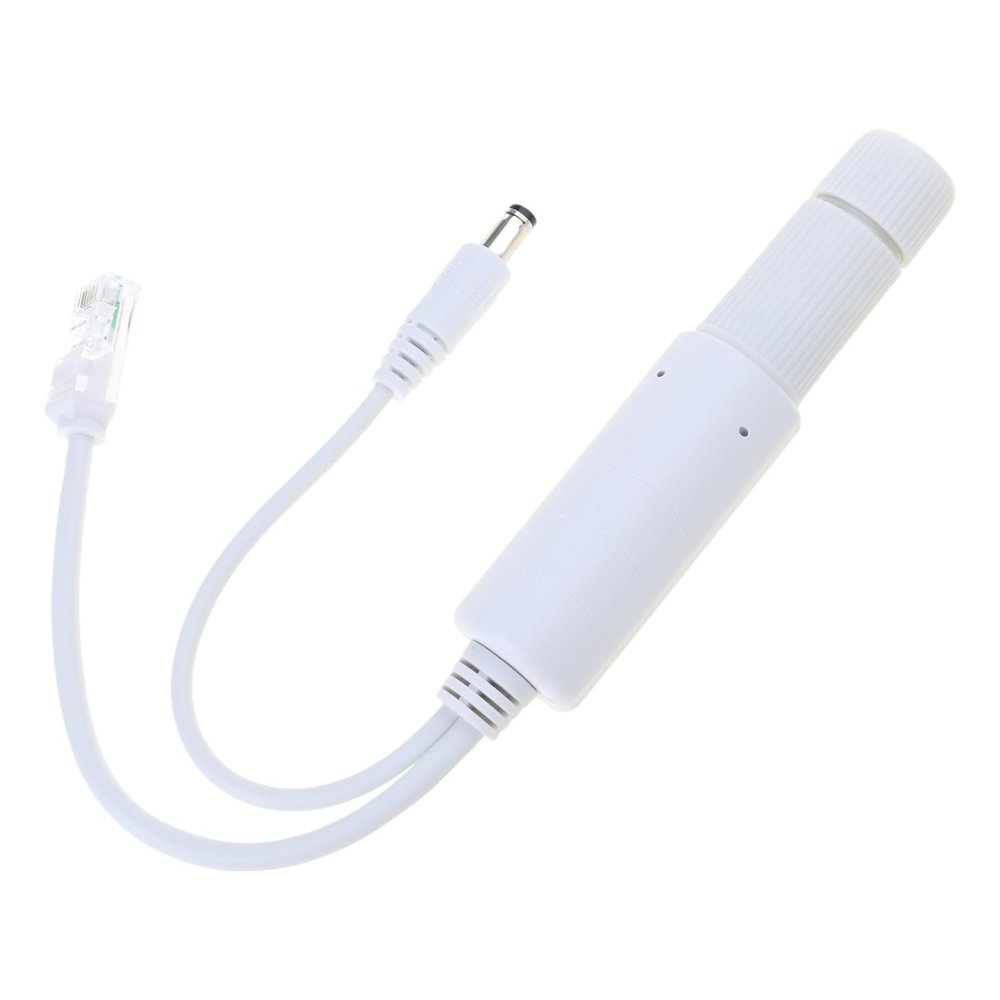 ZIRANU Active Splitter 48V to DC12V Splitters IEEE802.3af Compatible for Devices and VoIP Phones Camera