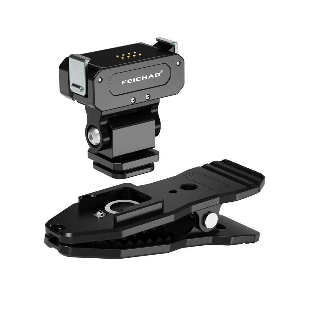 FEICHAO Hot Shoe Cold Shoe Adapter Mount Magnetic Quick Release Base Compatible with Osmo Action5pro/4/3/2 Action (Set F)