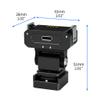 FEICHAO Hot Shoe Cold Shoe Adapter Mount Magnetic Quick Release Base Compatible with Osmo Action5pro/4/3/2 Action (Set E) view 2