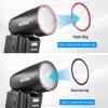 Magnetic Ring for Godox V1 U, V1PRO U, V100 U Round Head Flash, Compatible with Godox AK-R1 Magnetic Accessories view 2