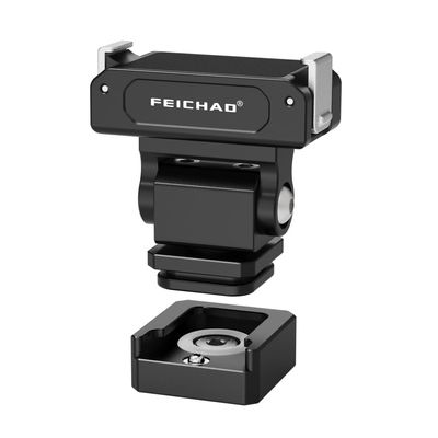 FEICHAO Hot Shoe Cold Shoe Adapter Mount Magnetic Quick Release Base Compatible with OSMO 360, Action5pro/4/3/2 (Set C)