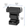FEICHAO Hot Shoe Cold Shoe Adapter Mount Magnetic Quick Release Base Compatible with OSMO 360, Action5pro/4/3/2 (Set C) view 2