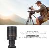 Cryfokt CCTV Security Camera Lens with 5-50mm 10X Manual Varifocal HD Lens for IP AHD Security Camera,F1.6 HD 4MP M12Mount Long Focus,1/2.7in Image Format,Premium Aluminum Alloy Material view 3