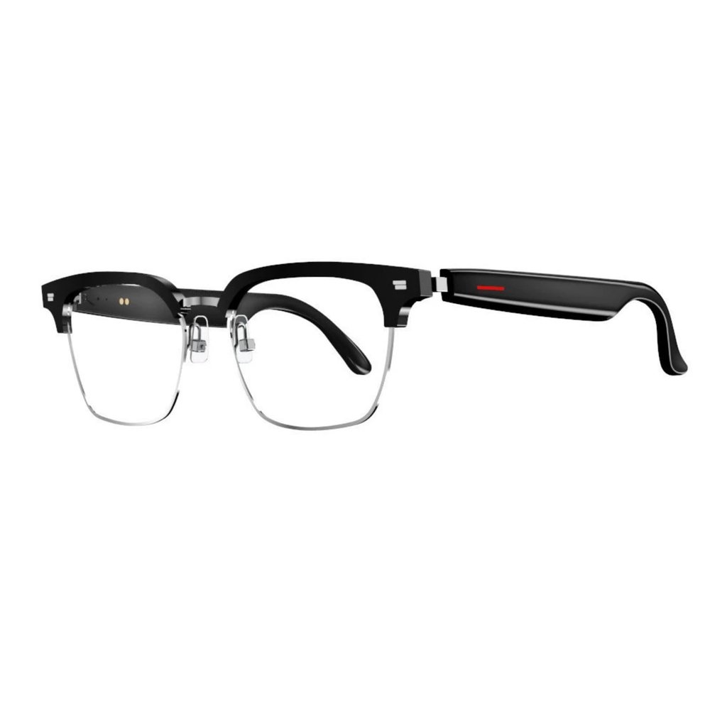 AI Smart Translation Glasses,Real-Time Multi-Language Translation Built-in Mic & Speaker Anti Blue Light Lenses,Video Translation Travel Friendly Lightweight Design 1-Year Software Trial