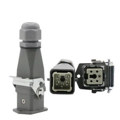 BHUPWZE 1Pcs Heavy Duty Connector 5(4+ 1) 10A 250V HA-005-2 Top-line Hot Channel Air Plug
