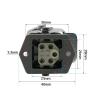 BHUPWZE 1Pcs Heavy Duty Connector 5(4+ 1) 10A 250V HA-005-2 Top-line Hot Channel Air Plug view 4