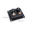 2pcs Square Speaker Binding Post Connector 2 Way Terminal Cup for Subwoofer Double Mounting Holes Acoustic Components for Home and Car Audio Systems 8090 view 3