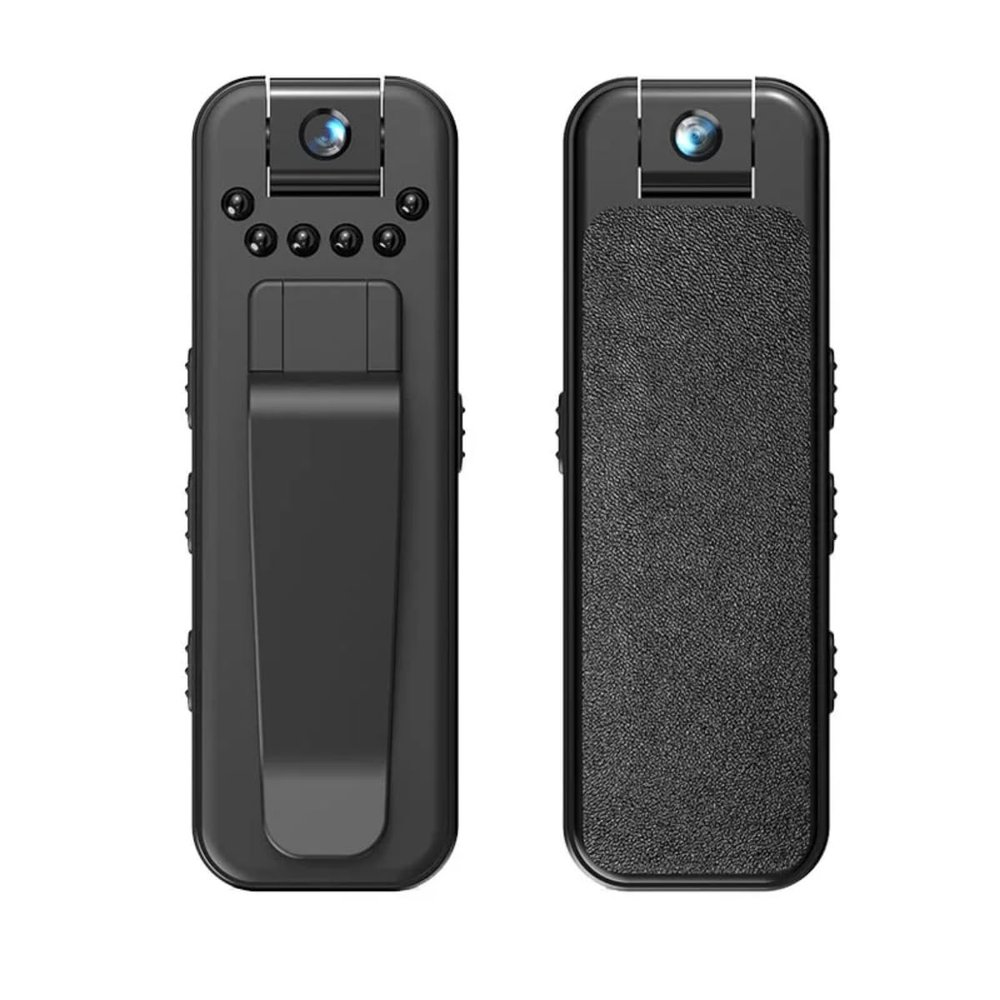 MD13 HD 1080P Mini Camera - Portable Small Digital Video Recorder with Infrared Night Vision, Body Cam, Miniature Camcorder for Home Security, Sports, and Outdoor Activities (black,Without TF Card)