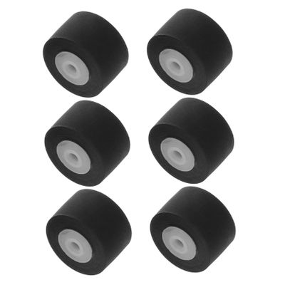 Parliky 6pcs Plastic Pinch Roller for Amplifiers and Video Recorders Cassette Deck Accessory Stable Performance for Audio Equipment Maintenanceh