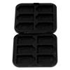 12 Game Card Case for Switch, Organizer with 12 Cartridge Slots, Hard Shell Storage for SDHC Memory Card, Silicon Holder for Storage Cards (Black) view 4