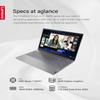 Lenovo ThinkBook 15 Gen 4 15.6" FHD AMD Ryzen 7 5825U, Business Laptop, Win11 Pro with Office Lifetime License, AMD Radeon Graphics, Mineral Grey, (40GB RAM, 1TB SSD) + HDMI Cable, W/GaLiMu view 3