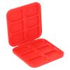 12 Game Card Case for Switch, Organizer with 12 Cartridge Slots, Hard Shell Storage for SDHC Memory Card, Silicon Holder for Storage Cards (Red) view 1