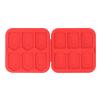 12 Game Card Case for Switch, Organizer with 12 Cartridge Slots, Hard Shell Storage for SDHC Memory Card, Silicon Holder for Storage Cards (Red) view 4