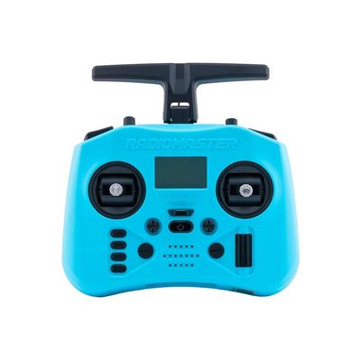 RadioMaster Pocket Crush ELRS Portable Remote Controller Hall Gimbal EdgeTX Built in LED Light Mode 2 (Blue)