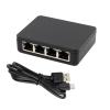 GMBYLBY Ethernet Splitter 1 to 4 Gigabit Networking Hubs 1000Mbps RJ45 Adapter with USB C Power Cable for Computers and Routers view 1