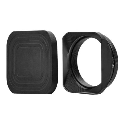 2Pcs Lens Shield and Lens Caps Set Aluminum Metal Enhancing Pictures Dustptoof for X100S X100V X100VI Cameras