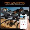 EVIOAUO Bike Camera Bicycle Video Cameras Recorder Action Cameras 4K 30fps EIS 40MP, Vlogging Cameras Bike Lights Sets Electric Bike Horns 3 in 1, Sports Cameras w/32G Memory Card view 4