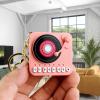 Compactly Turntables Player Keychain Pendants with Builts in Tune Ideal for and Accessories Vintage Styles view 3
