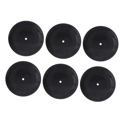 IMIKEYA 6pcs Vintage Vinyl Records Mid-century Modern Wall Decor for Bar Record Wall Display Vintage Decorations Retro Style Decorative Ornaments Permanent Vinyl
