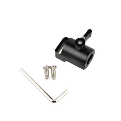 16mm Light Post Adapter Connector for Camera Monitors Mounting On Light Stands with Two Standard 1/4-20 Screws Set