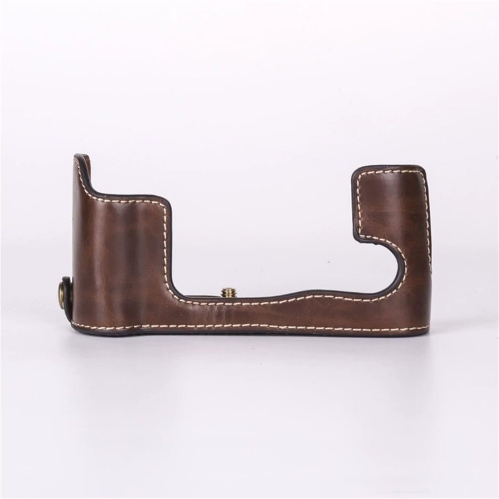 KSNWZ Camera Leather Case for Fuji XH2/XH2S/XH1/XE4/XE3/XE2/XE2S/XE1, Retro Style Leather Camera Half Leather Case, Dustproof, Camera Cover with Shoulder Strap,Brown,XE2/XE2S/XE1