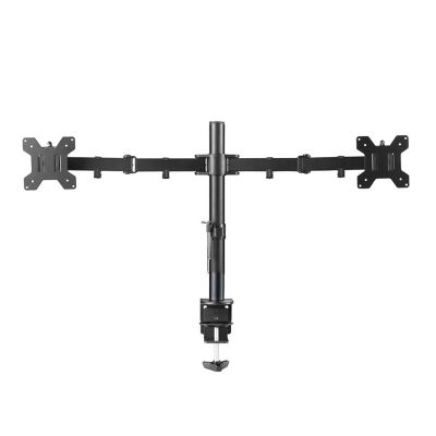 BEGWVDJTP Computer Monitor Stand Double-Armed Double-Headed Double-Screen clamp Perforated Desktop Free Lifting Universal Rotating Hanger