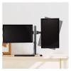 BEGWVDJTP Computer Monitor Stand Double-Armed Double-Headed Double-Screen clamp Perforated Desktop Free Lifting Universal Rotating Hanger view 3