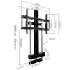 Motorised TV Bracket Stand - LCD TV Floor Stand, Telescopic Height Adjustable Auto Lifting TV Stand, Support Hole Spacing Within 600 * 400mm, Can Be Hidden in The Cabinet, Easy Ins view 2