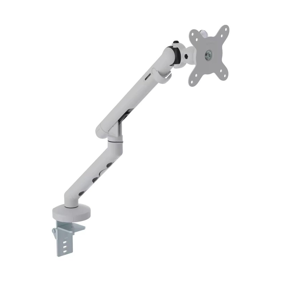YTMJPQQJI 13-32 inch Single Screen Computer Monitor Stand arm Lifting and Heightening Aluminum Alloy Gas Spring Stand(White)