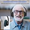 ANSTEN Wireless Headphones for TV with Universally Compatible Transmitter Charging Base, TV Headphone Wireless for Seniors, Bluetooth Headphones No Delay, 35 Hrs Audio Playtime, Plug n Play view 4