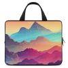 Waterproof Laptop Bag Ultra Slim Color Mountain Gradient Computer Case Laptop Tote Bag for 10-15 Inch Notebook view 1