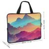 Waterproof Laptop Bag Ultra Slim Color Mountain Gradient Computer Case Laptop Tote Bag for 10-15 Inch Notebook view 3