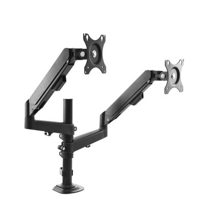 ZCERA Dual-Screen Monitor Computer Stand Rotating Lifting Column Stand Double-arm Gas Spring Stand
