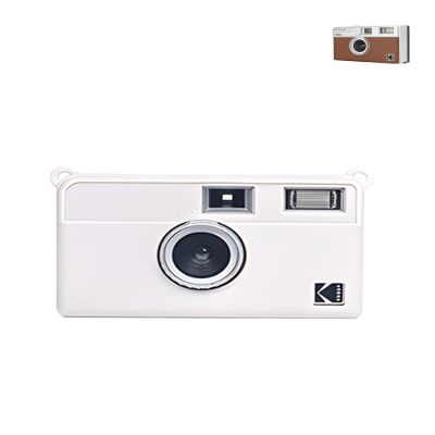 Case for Kodak EKTAR H35 Half Frame Film Camera,WUNIAK Soft Silicone Protective Portable Scratch Shock Resistant,White.